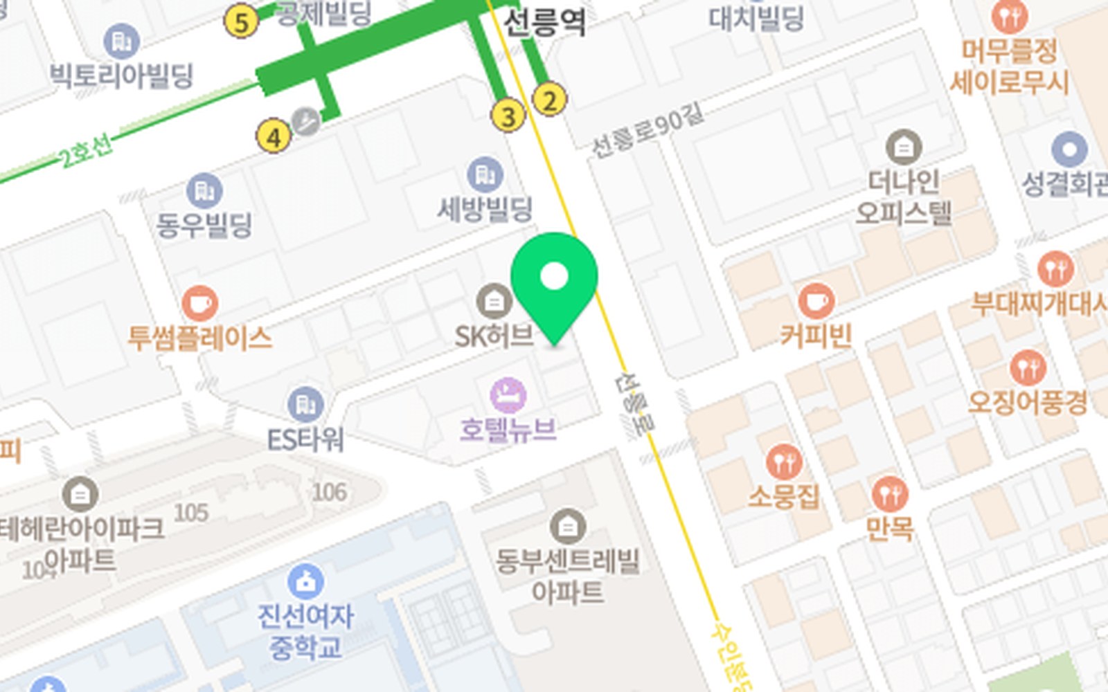 코르디아의원 위치 안내